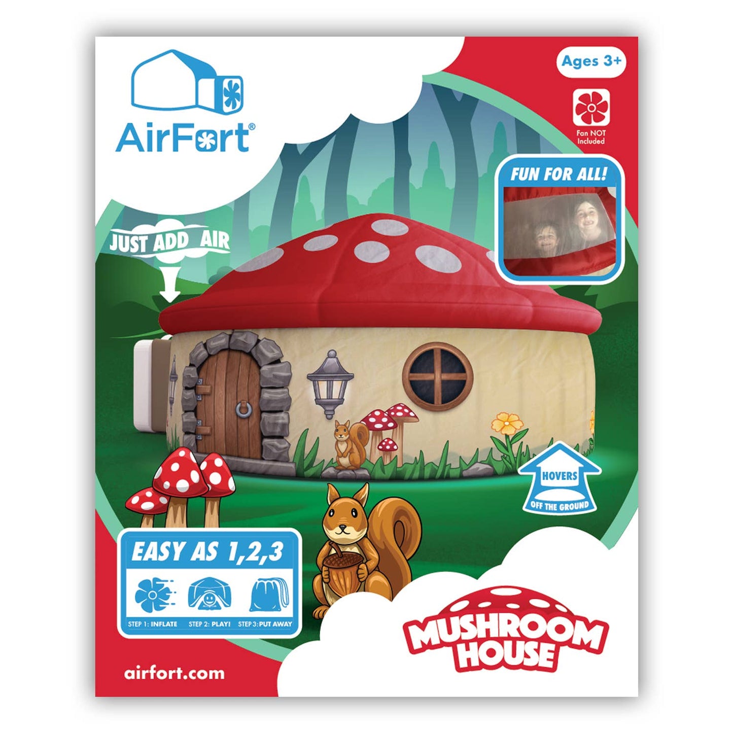 Air Fort - Mushroom House Play Tent