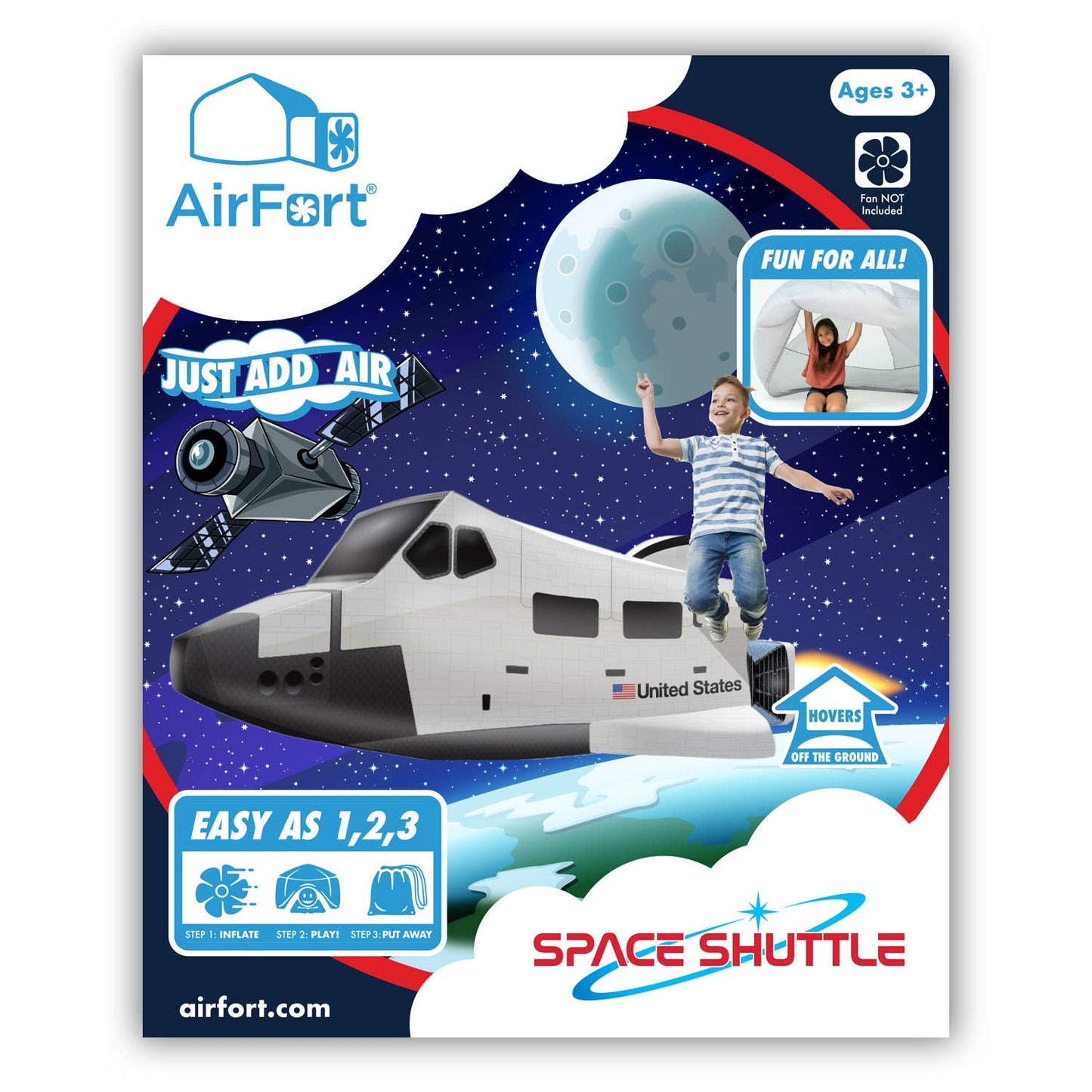 Space Shuttle Air Fort Tent