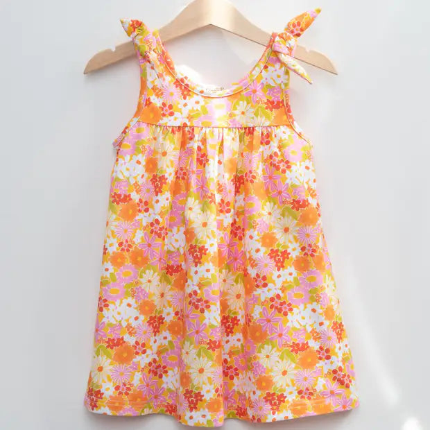 Vintage Floral Toddler Girls Dress   Dress by Strawberry Jam Kids